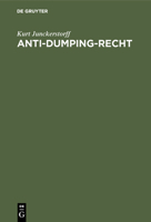 Anti-Dumping-Recht 3110047985 Book Cover