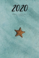 2020 Weekly & Monthly Planner: Starfish – 6X9 Size – Glossy Soft Cover - Multi-Purpose: Organizer/Calendar/Notebook/Agenda/Diary/Journal. (Various Themed Planners) 1674811594 Book Cover