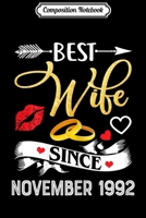 Composition Notebook: Womens 47th Wedding Anniversary Gift Wife Since 1972 Journal/Notebook Blank Lined Ruled 6x9 100 Pages 1673691455 Book Cover