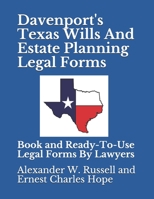 Davenport's Texas Wills And Estate Planning Legal Forms B08VX173TL Book Cover