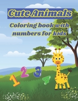 Cute Animal Numbers Coloring Book: Colorful Adventures in Cute Animal Numbers (Spanish Edition) B0CJXDNG8R Book Cover