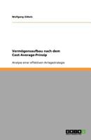 Verm�gensaufbau nach dem Cost-Average-Prinzip 3656077509 Book Cover