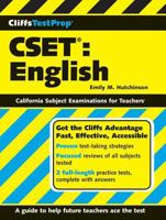 CliffsTestPrep CSET: English (CliffsTestPrep) 0470139692 Book Cover