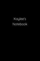 Kaylee's Notebook: Notebook / Journal / Diary - 6 x 9 inches (15,24 x 22,86 cm), 150 pages. 1691142514 Book Cover