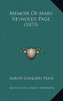 Memoir Of Mary Reynolds Page 1120642477 Book Cover