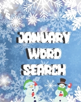 January Word Search: Gift for all Capricorn and Aquarius Family Members Born in January Who Love Garnet B08HGRZS9F Book Cover