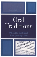 Oral Traditions 0761832904 Book Cover