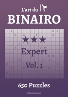 L’art du Binairo Expert B08R9VBLM9 Book Cover