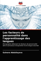 Les facteurs de personnalité dans l'apprentissage des langues 6203362360 Book Cover