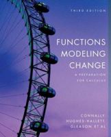Functions Modeling Change: A Preparation for Calculus 0471379182 Book Cover