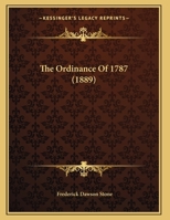 The Ordinance Of 1787 1167160312 Book Cover