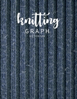 Knitting Graph Notebook: Knitter's Graph Paper Notebook Knitting Journal 4:5 Ratio 100 pages Letter Format Size: 8.5 X 11 inch 1700462717 Book Cover