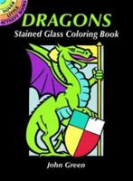 Dragons Stained Glass Coloring Book 0486291502 Book Cover