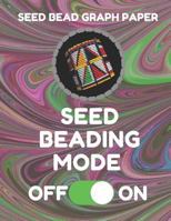 Seed Bead Graph Paper: Book For Designing Seed Beading Patterns, 8.5 By 11 Inches, Large Size, Funny Mode Dark Swirl Cover 1797838520 Book Cover