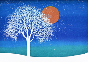 Winter Sunrise Weihnachtskarten-Set Von Peter Pauper Press – 20 Karten Mit Umschlägen & Geschenkbox