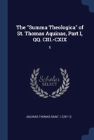 The "Summa Theologica" of St. Thomas Aquinas, Part I, QQ. CIII.-CXIX: 5 1021510025 Book Cover