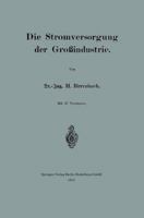 Die Stromversorgung Der Grossindustrie 3662239493 Book Cover