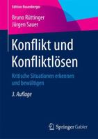 Konflikt Und Konfliktlosen: Kritische Situationen Erkennen Und Bewaltigen 3658078111 Book Cover