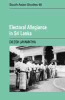 Electoral Allegiance in Sri Lanka 0521029759 Book Cover