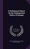 A Preliminary Report on the Underground Waters of Georgia 1357676743 Book Cover