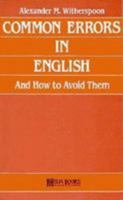 Common Errors in English and How to Avoid Them (Littlefield, Adams Quality Paperback No. 268) 0822602687 Book Cover