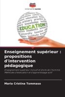 Enseignement supérieur: propositions d'intervention pédagogique (French Edition) 6208163668 Book Cover