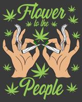Flower to the People: A Journal for the Marijuana Smokers and Advocates 1099017513 Book Cover