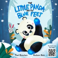 The Little Panda and His Blue Feet: With QR Code Animations null Book Cover