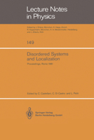 Disordered Systems and Localization: Proceedings of the Conference Held in Rome, May 1981 3540111638 Book Cover