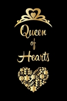 Queen of Hearts: valentine's day notebook journal, happy valentines day gift/happy valentines day notebook, valentines day notebook husband /girlfriend, boyfriend, dad, mom, wife, friends, students 1660826357 Book Cover