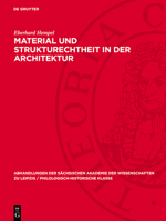 Material Und Strukturechtheit in Der Architektur 3112741749 Book Cover