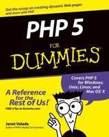 PHP 5 for Dummies 0764541668 Book Cover