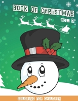 Christmas book: Christmas coloring book | Volume 3 | 40 cute fun coloring pictures | 80 pages | 8,5" x 11" 1703134834 Book Cover