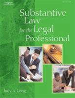 Substantive Law for the Legal Professional 1418018376 Book Cover