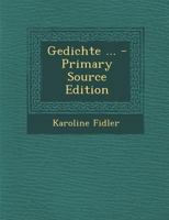 Gedichte ... 1022418416 Book Cover