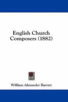 English Church Composers 1141746549 Book Cover
