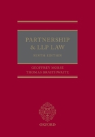 Partnership and Llp Law 0198832796 Book Cover