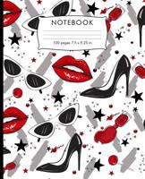 Notebook: Elegant party dot pattern Hand Writing Paper. 100 pages handwriting book 7.5 x 9.25 inches for practice writing. 1081343710 Book Cover