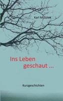 Ins Leben geschaut ...: Kurzgeschichten 3743194953 Book Cover