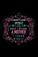 I Didn't Lose Myself When I Became A Mother I Found Myself 1706470576 Book Cover