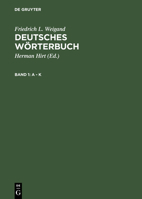 Deutsches Wörterbuch 311000383X Book Cover