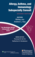 The Washington Manual of Allergy, Asthma, and Immunology Subspecialty Consult 1451113676 Book Cover