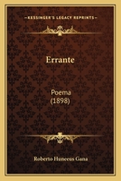 Errante: Poema (1898) 1120616891 Book Cover