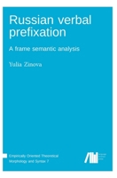 Russian verbal prefixation 3961102996 Book Cover