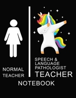 Normal Teacher Speech and Language Pathologist Teacher Notebook: Teacher  Notebook, unicorn cover / 8.5 x 11 1693386003 Book Cover