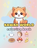 Kawaii Coloring book: Coloring Fun for Kids & Adults - 30 Whimsical Animals, Cute Fantasy Creatures, Happy Nature Scenes, Chibi Friends, and Bonus ... for both boys and girls aged 4 and above B0CTYF84SV Book Cover
