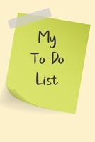 My To Do List: A simple book filled with lines that include check boxes. 1654564753 Book Cover