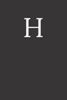 Buchstabe H Notizbuch: A5 Notizbuch Punkteraster 120 Seiten Notizblock Tagebuch Terminplaner Schreibheft f�r Notizen 6x23 1691067091 Book Cover