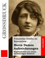 Herrn Dames Aufzeichnungen 8026889614 Book Cover