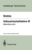 Volkswirtschaftslehre III: Makroökonomik (Heidelberger Taschenbücher, 158) 3540181725 Book Cover
